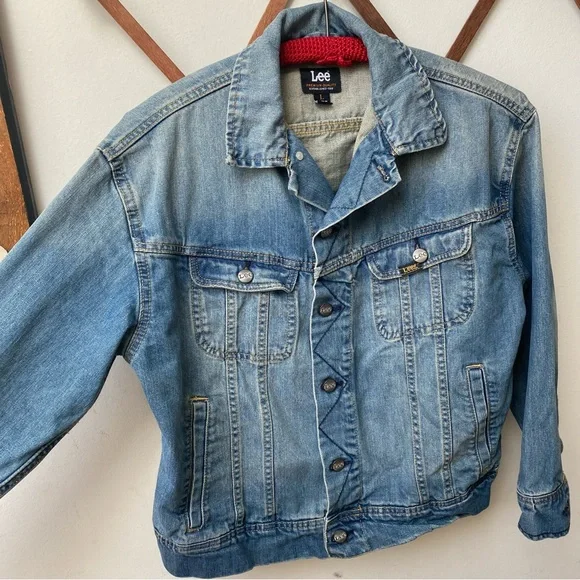 90s Vintage Lee Denim Trucker Jean Jacket